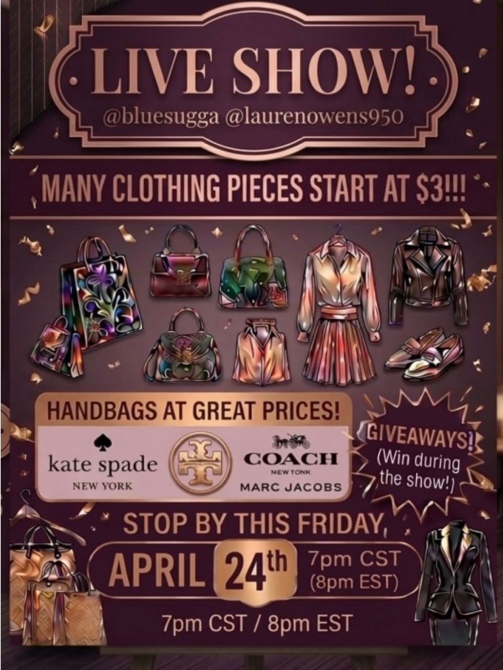 Live Show Listing